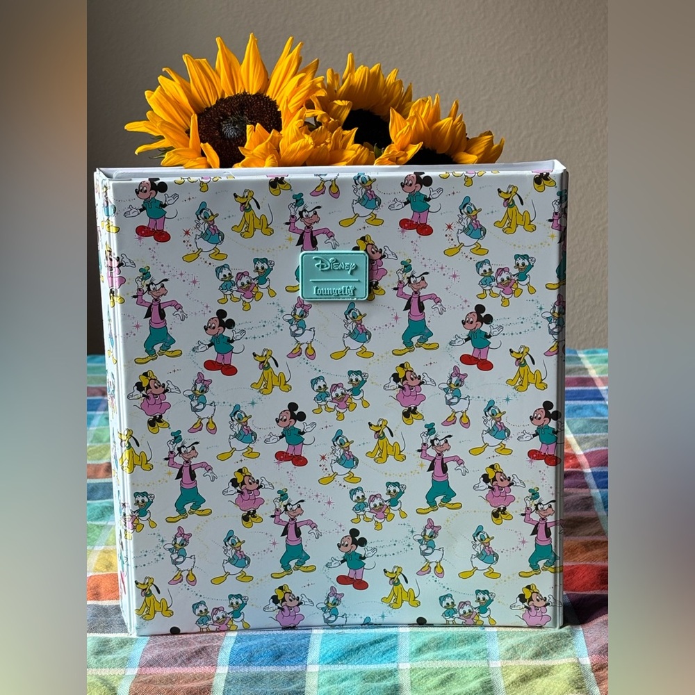 🩵💛❤️ DISNEY100 MICKEY & FRIENDS CLASSIC STATIONERY 3-RING BINDER ❤️💛🩵 NWT